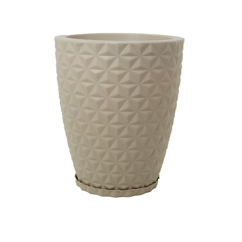 Vaso Para Plantas Coluna Diamante P 40x31x20 ( com prato )