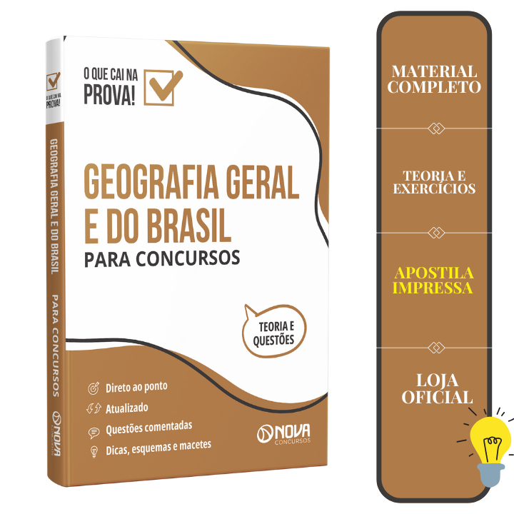 Imagem Geografia Geral e do Brasil para Concursos - Ed.