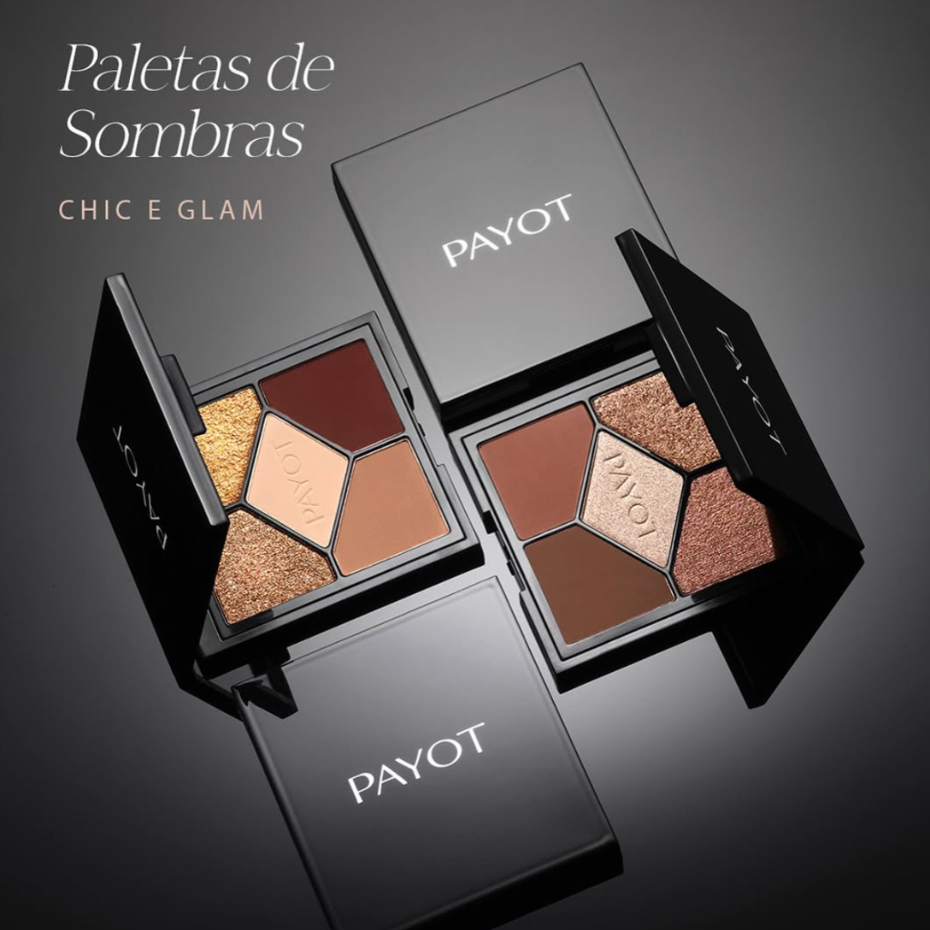 Paleta de Sombras Matte e Cintilante PAYOT - Chic e Glam Escolha a Sua!