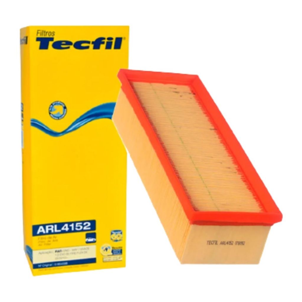 Filtro Ar Fiat Novo Uno Vivace Palio Attractive Grand Siena Mobi Punto Arl4152 Tecfil Original em Oferta na Shopee
