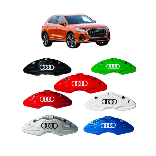 Capa De Pinça Freio Audi Com Trava Kit 4 Unidades Envio Rápido