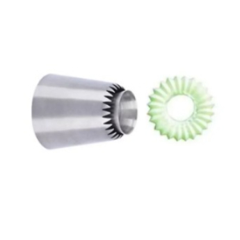 1 und Bico de Confeitar Russo R012 Sultane Aberto Biscoito Suspiro Glacê - Cake Brasil