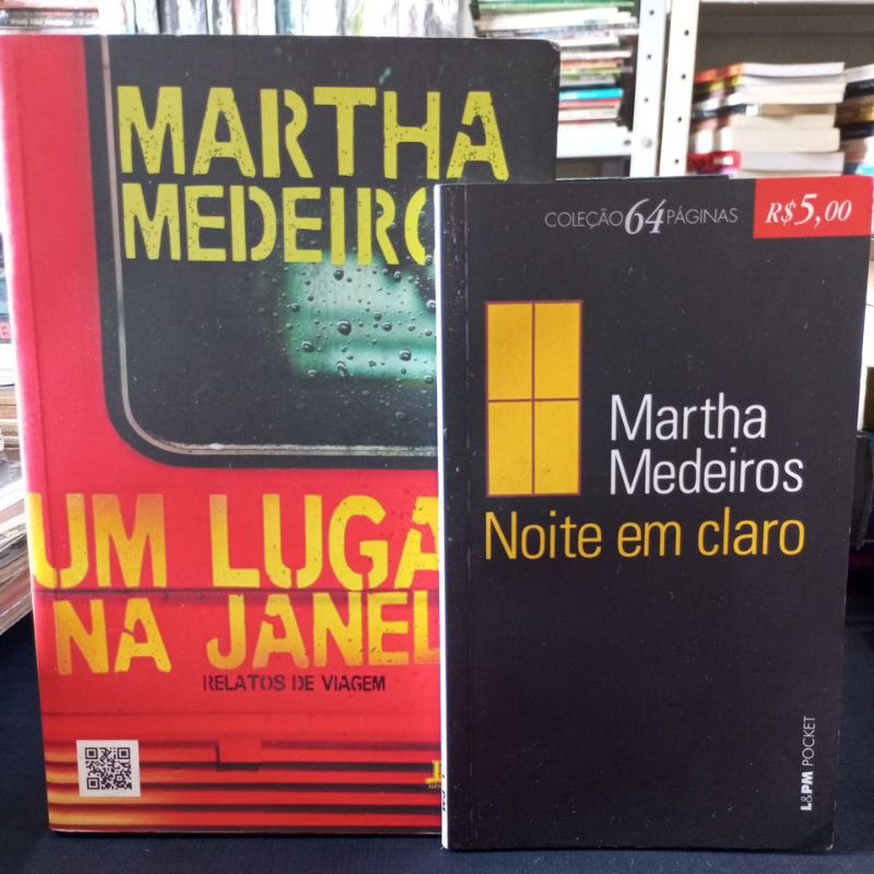 Kit de Livros Martha Medeiros - Noite em Claro e Um Lugar na Janela