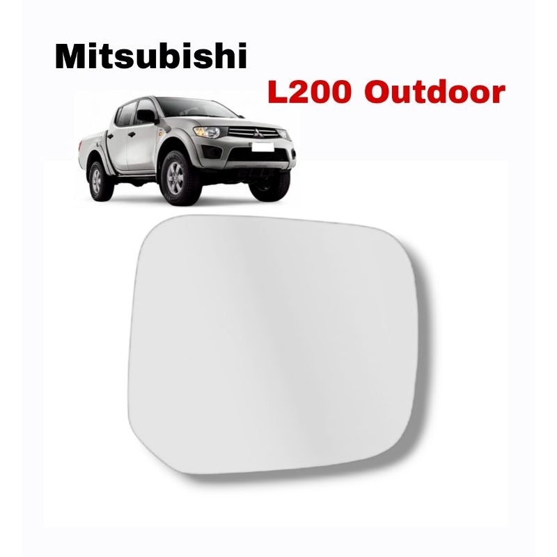 Espelho Lente Retrovisor Convexo Mitsubishi L200 Outdoor Pickup 2004/09 Sem Base