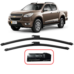 Par Palhetas Limpador De Parabrisa Dianteiro S10 Trailblazer 2012 até 2018