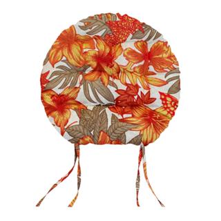 Almofada Futon Redonda Estampada Assento Para Cadeira -Tamanho 40x40 cm em Oferta na Shopee