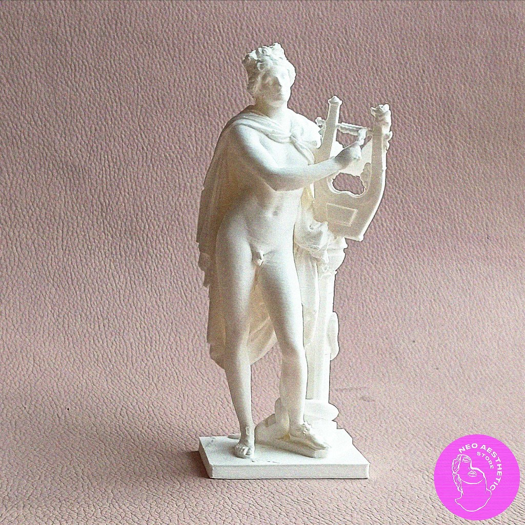 Estátua Escultura Deus Apollo Apolo - 12 cm - Colecionável - Grega - Romana em Oferta na Shopee