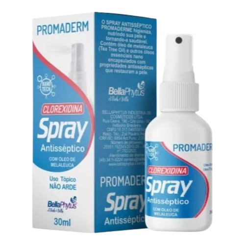 PromaDerme Spray 30ml - Clorexidina, oil Tea Tree - BellaPhytus