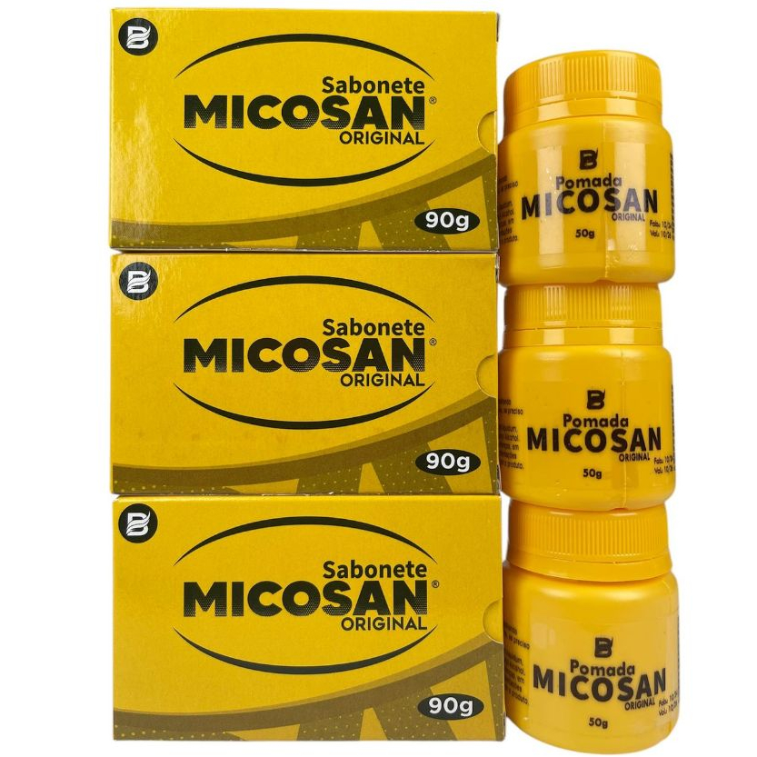 Micosan pomada Clareadora  e micosan sabonete em Barra 3 unidades de cada
