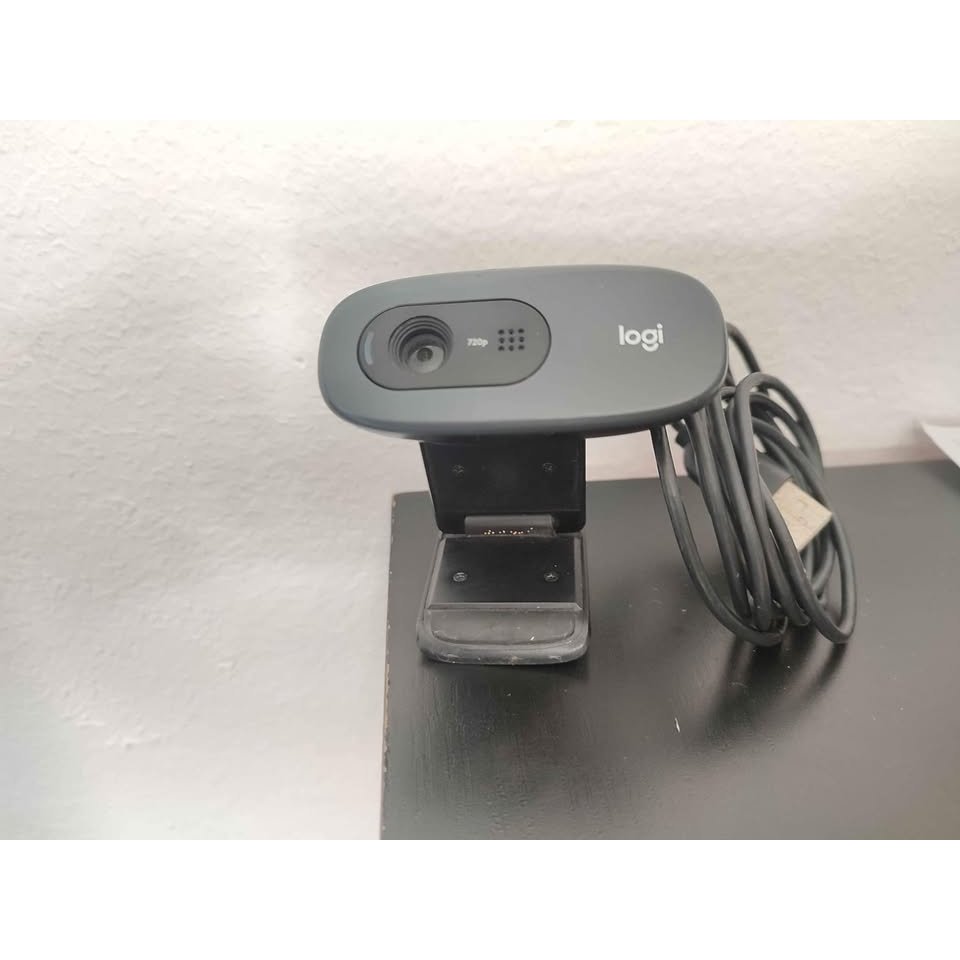 Web Cam HD Logitech 720p 30 FPS microfone integrado USB - Original