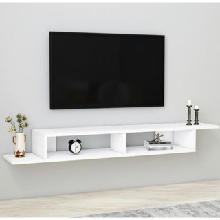 RACK SUSPENSO DE PAREDE EM MDF COM UM DESIGN INOVADOR E ELEGÂNTE PRATELEIRA ARMARIO ESTANTE QUADRO FOTO SALA QUARTO