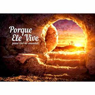 Painel Retangular Jesus Páscoa Tecido Sublimado Horiz. 2,20 Larg x 1,50 Alt Ele Vive Ressurreição em Oferta na Shopee