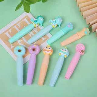 O kit inclui 6 adoráveis ​​marcadores coloridos de pinguim ou unicórnio em Oferta na Shopee