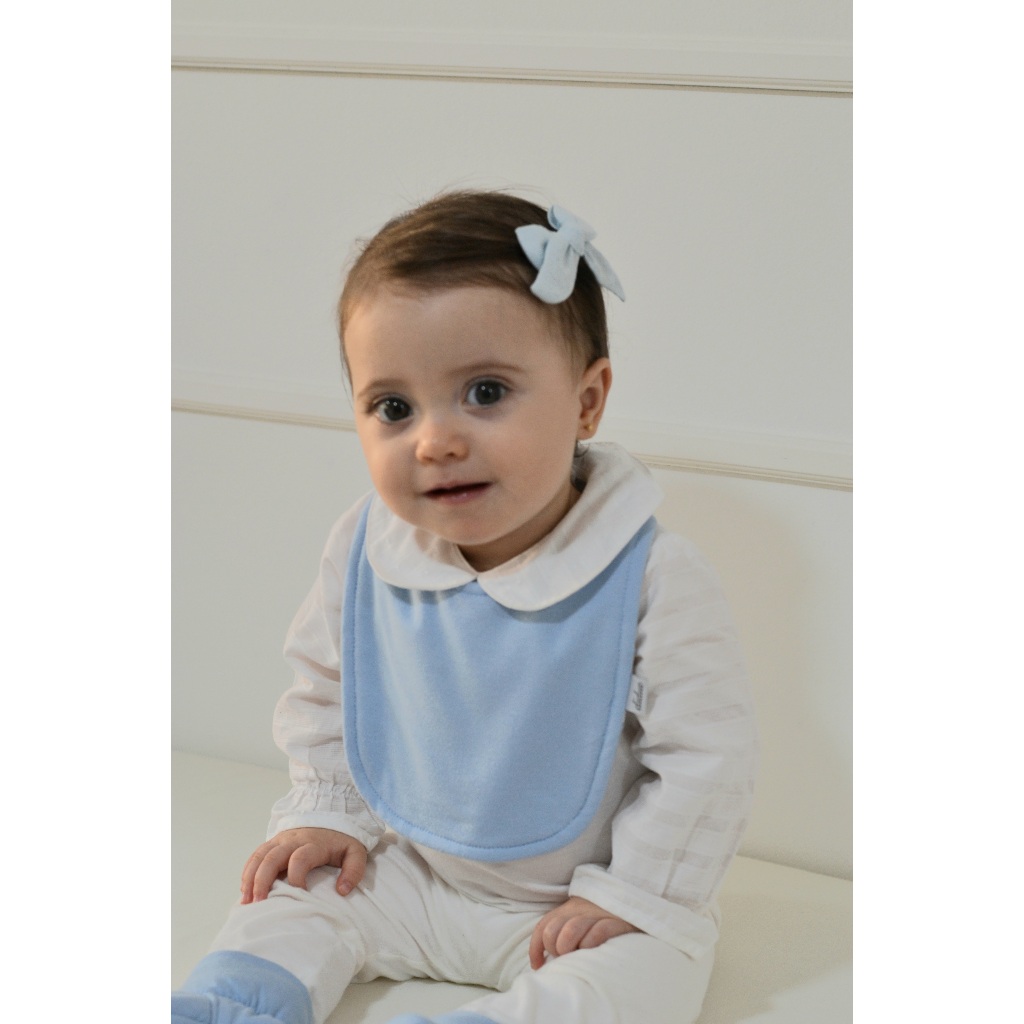 Kit 3 babadores de malha com forro absorvente 100% algodão – Didue [Babador/babeiro bebê]