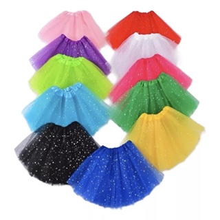 Saia De Tule Tutu Adulto Lisa Colorida Festa Carnaval 40 Cm midi  plisada. em Oferta na Shopee