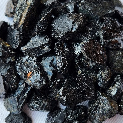Kit pedras brutas roladas 50g 100g 150g Turmalina Negra Onix