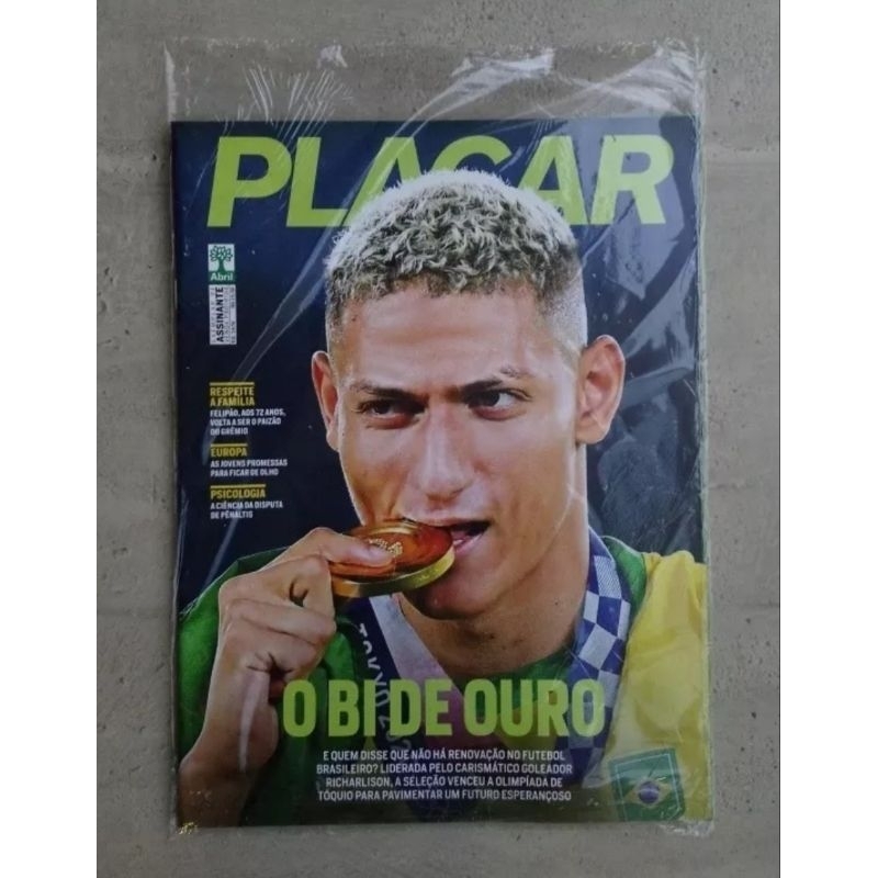 Revista Placar n° 1478 - Agosto 2021 - Editora Abril - Seleção  Brasileira: O Bi de Ouro