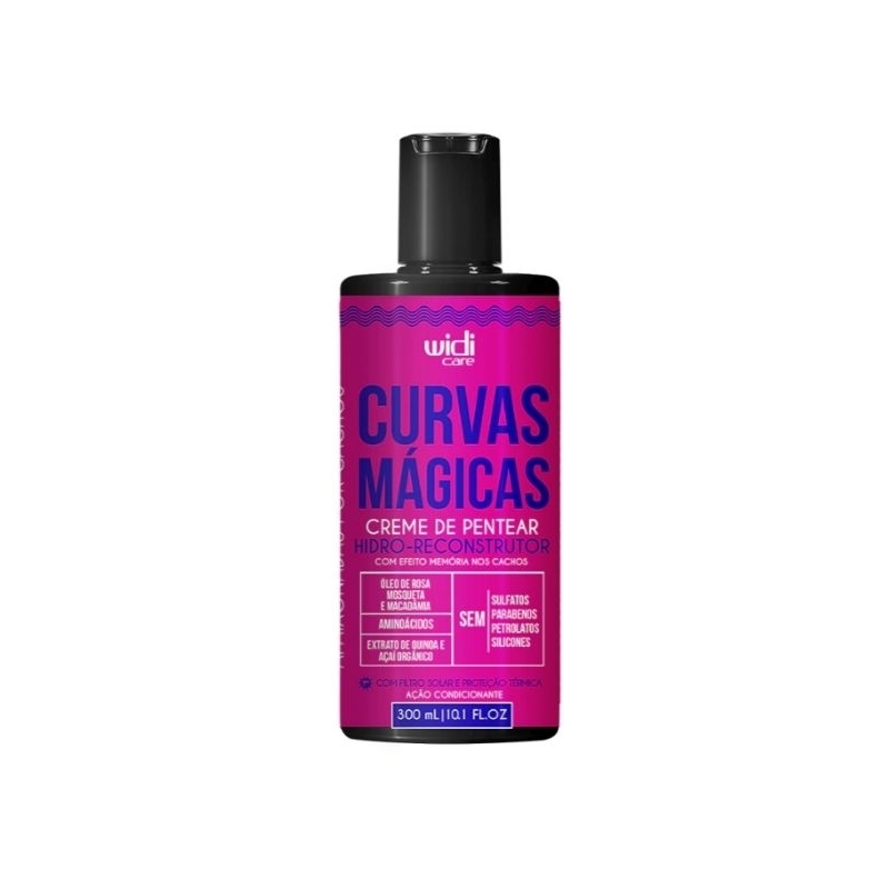 Creme de Pentear Hidro-Reconstrutor Curvas Mágicas Widi Care 300ml