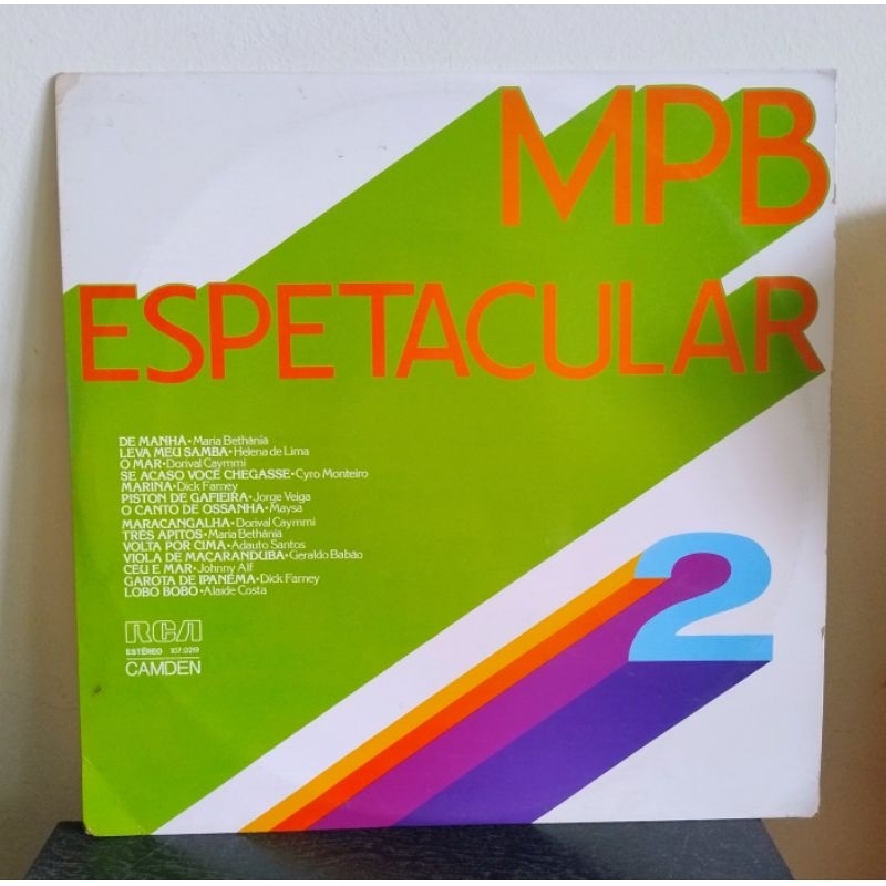 LP MPB Espetacular 2 - vinil 1975 - com Alaíde Costa Dorival Caymmi Bethânia Johnny Alf