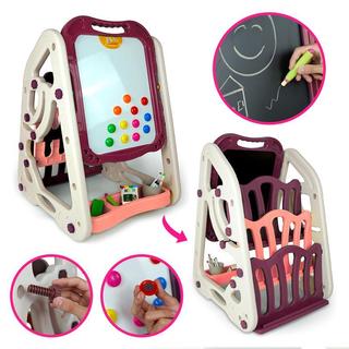 Lousa Infantil Magnética MC960 Conect Brinq Dupla Face com Acessórios e Cavalete em Oferta na Shopee