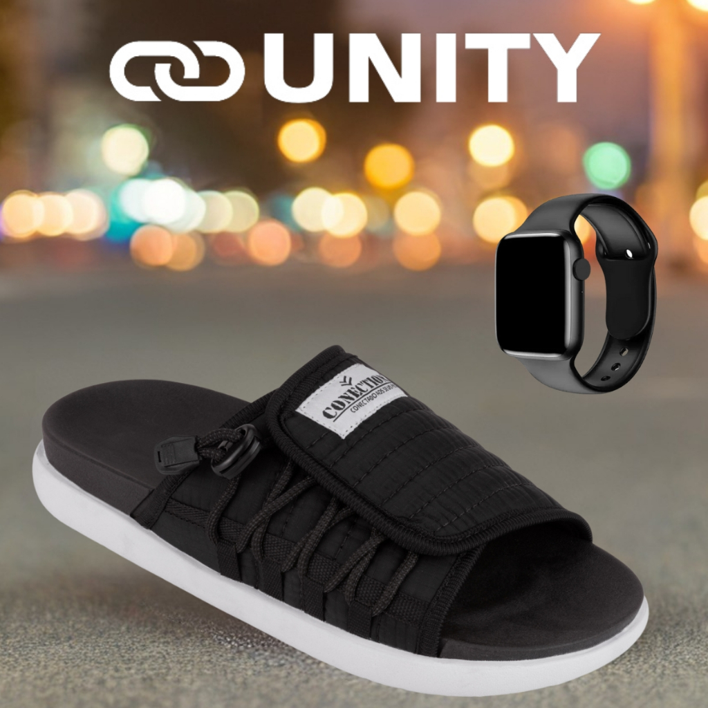 Kit Chinelo Masculino Slide Resistente Confortável Lançamento Tendência Chinela + Relógio Digital em Oferta na Shopee
