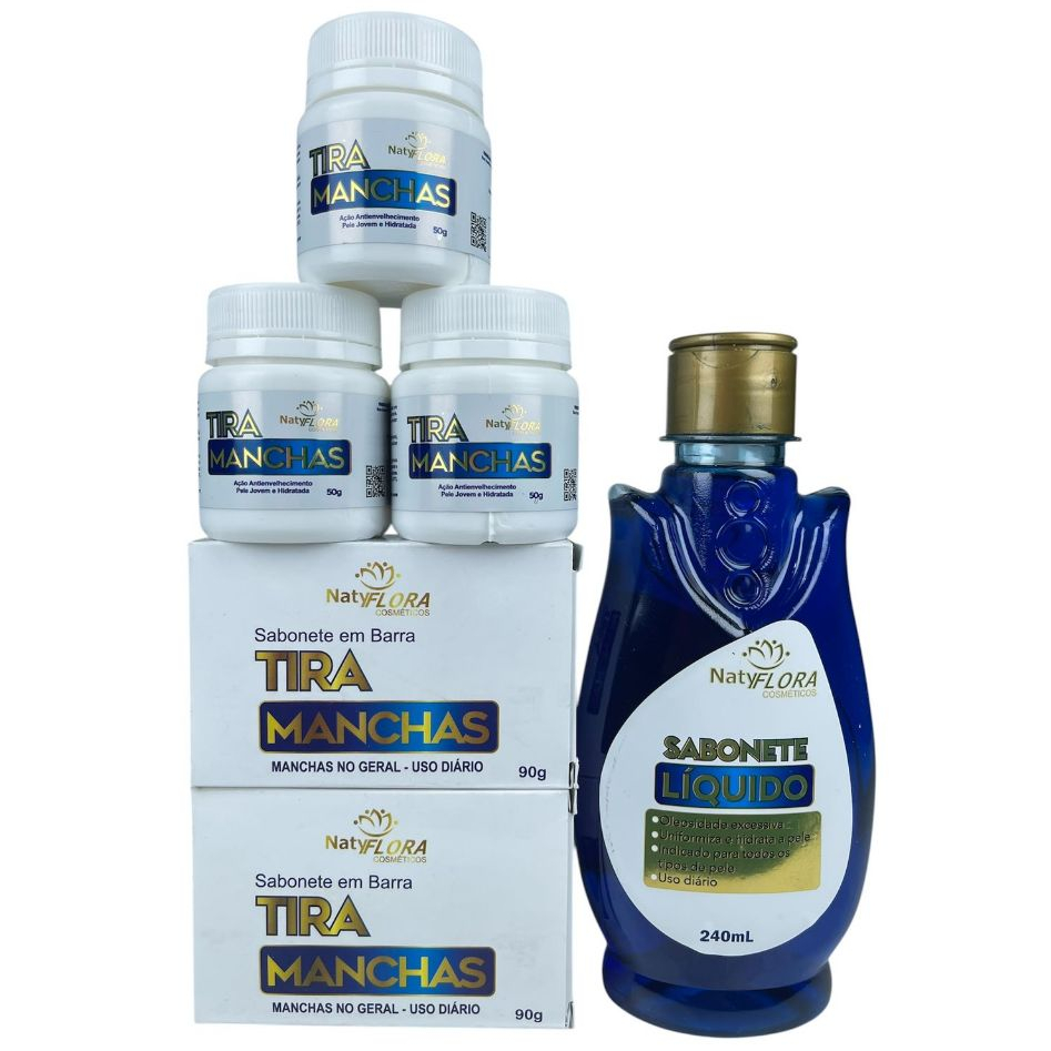Kit Clareador De Melasma Estrias Foliculite Tira Manchas