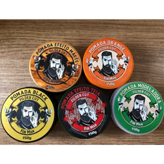 Pomada de cabelo filder cut - pomada incolor - pomada teia - pomada mate - pomada black em Oferta na Shopee