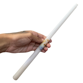 Vela Para Batizado Branca Com Tema Umbanda Candomblé em Oferta na Shopee