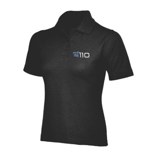 Camiseta babylook gola polo com bordado personalizado logo de sua empresa em Oferta na Shopee