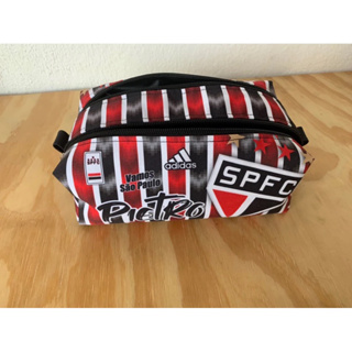 Estojo Escolar Duplo Personalizado Com Nome Do São Paulo em Oferta na Shopee