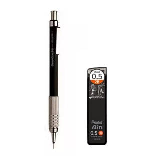 Lapiseira Pentel Graphgear 500 0,5mm  + grafite Ain S 05 2b em Oferta na Shopee