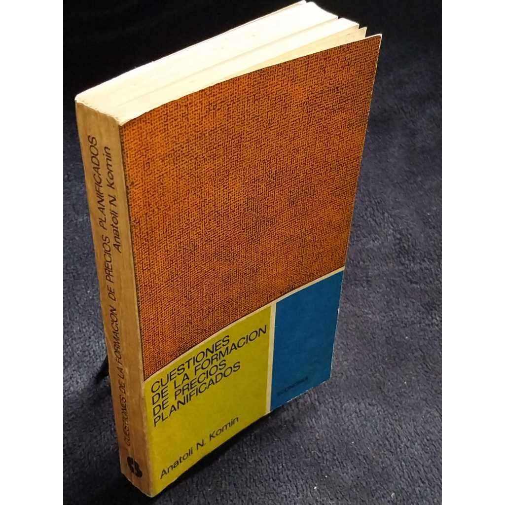 Livro Cuestiones de La Formacion de Precios Planificados - Livros de Economia Livros Antigos