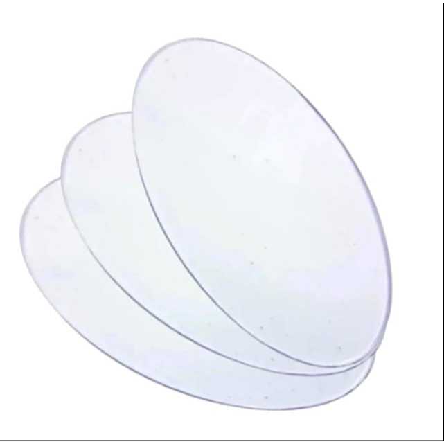 Imagem kit de Base OVAL em acrilico 11x 5 cm bases para biscuit, base para velas e artesanato em geral