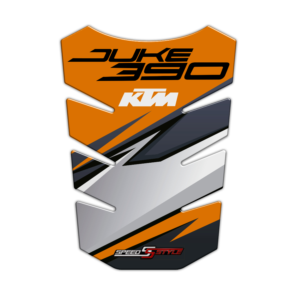 Adesivo Protetor De Tanque Tank Pad Resinado Moto Ktm Duke 390