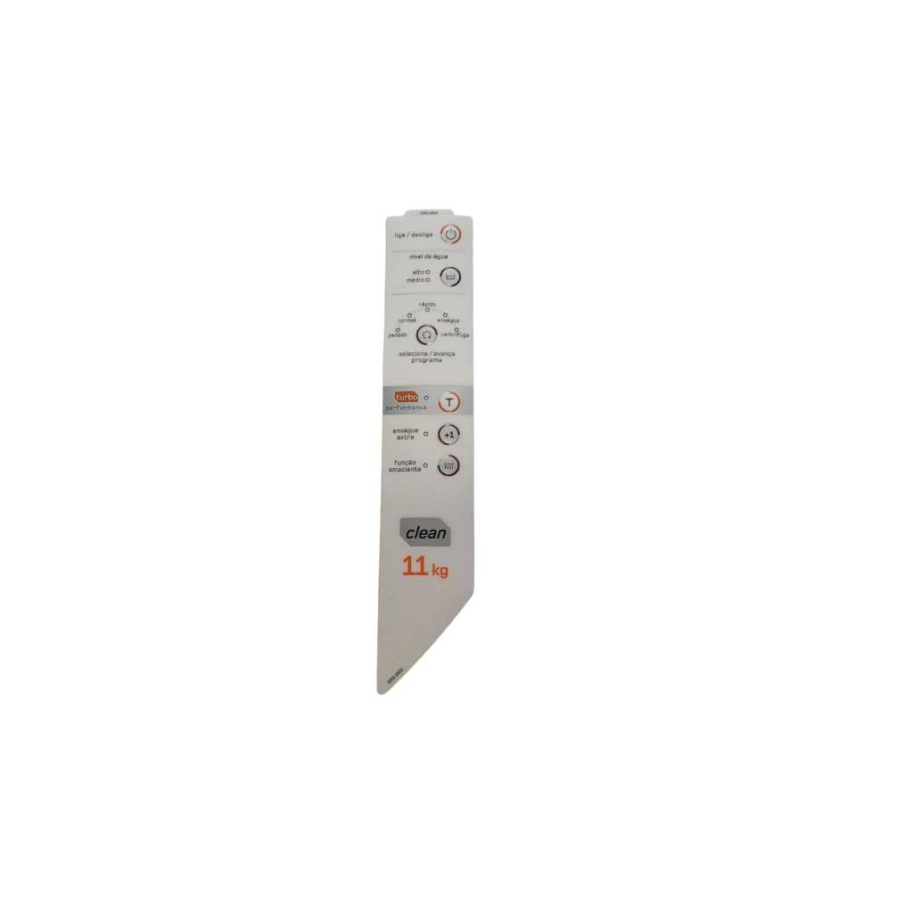 Adesivo Painel Decorativo Lavadora Brastemp Clean 11 Kg ERS-2605 BWC11