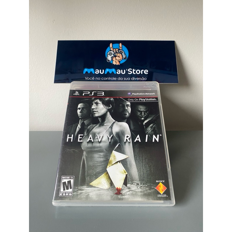 Heavy Rain (Versão com origami) PS3 - Original Usado Jogos de Ação PlayStation 3 Mídia Física