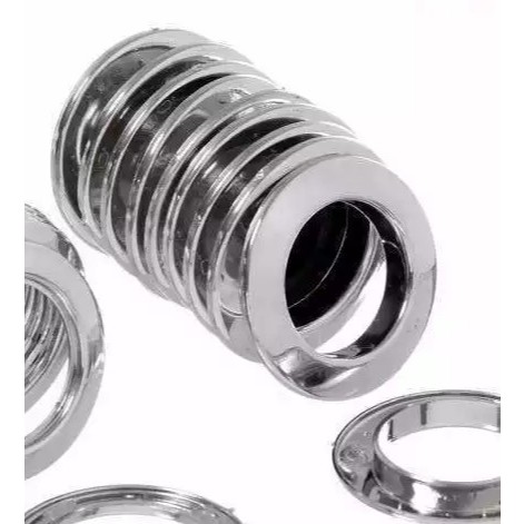 Kit 20 Pares Ilhós Para Cortina Redondo ou Quadrado 28mm Cromado em Oferta na Shopee