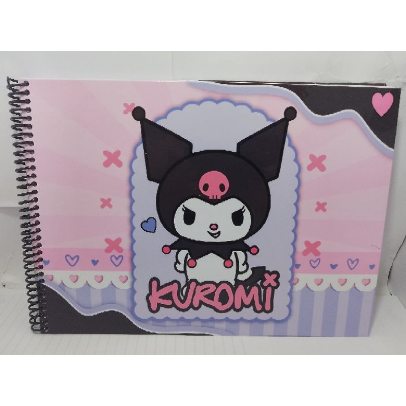 Caderno de desenho Hello Kitty / Kuromi ou My Melody em Oferta na Shopee