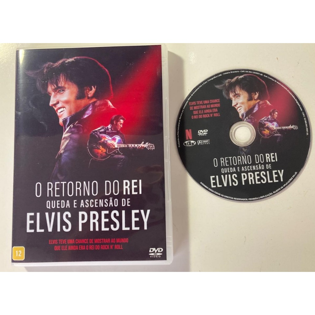 DVD - O Retorno do Rei: Queda e Ascensão de Elvis Presley (Ano de Produção: 2024) - Dublado e Legendado