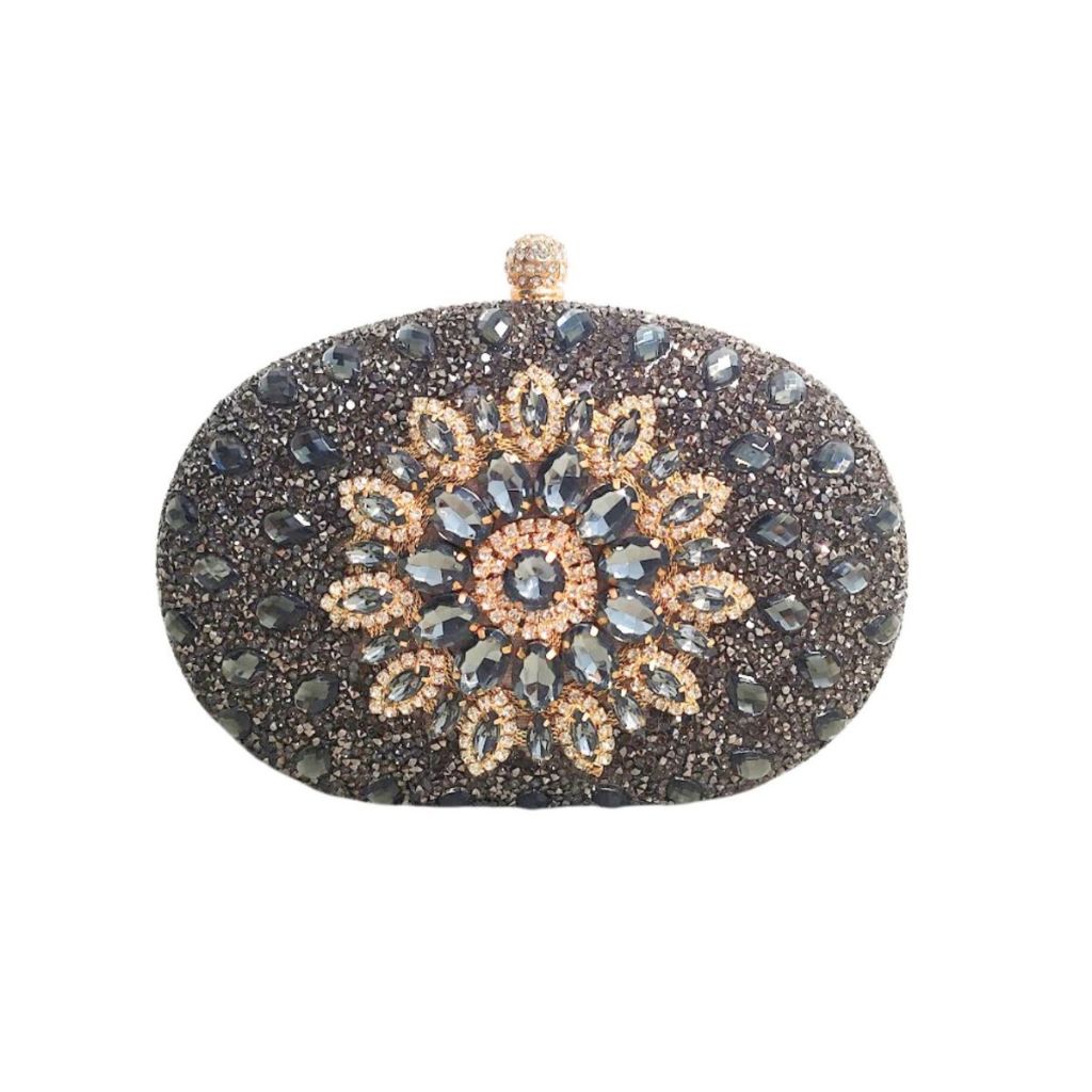 Bolsa Clutch Pedras Festas Casamentos baladas Madrinhas — imagem 2 de 2
