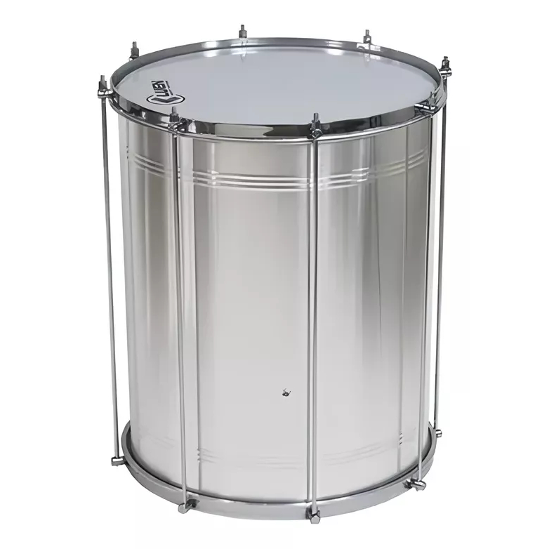 Surdo Luen 45x14'' Alumínio E Ferragem Cromada
