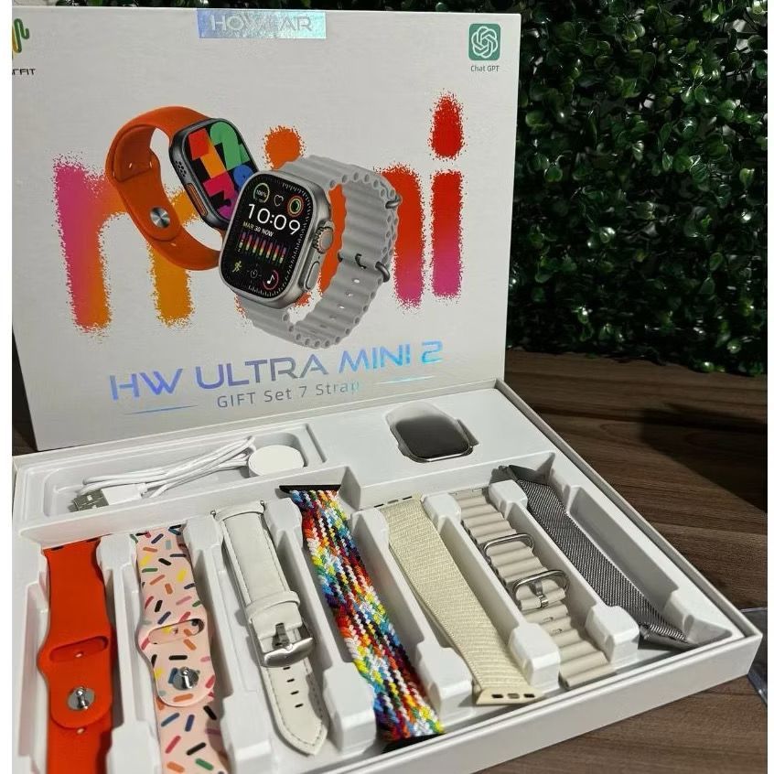 Smartwatch Relogio Hw Ultra Mini2 41mm Series 9 +7 Pulseiras