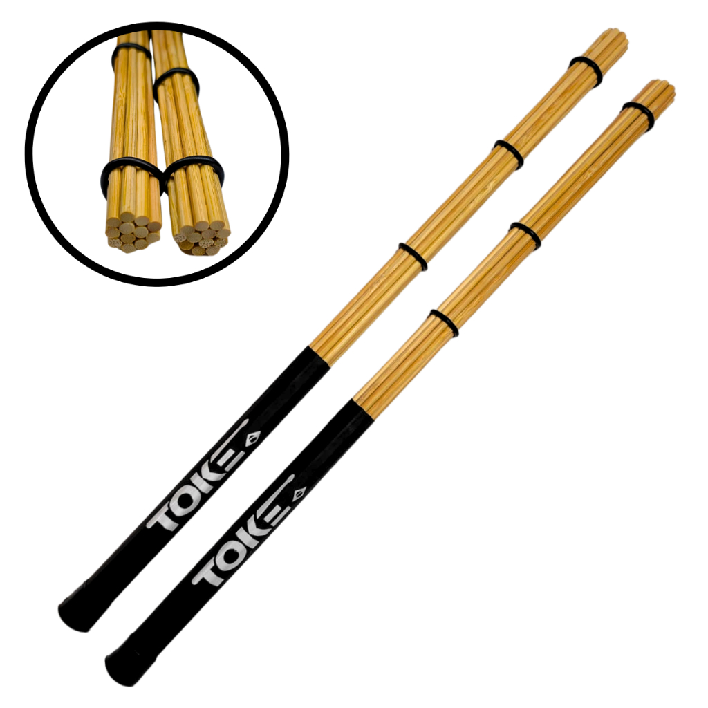 Baquetas Rod Toke Bambu 1 par em Oferta na Shopee