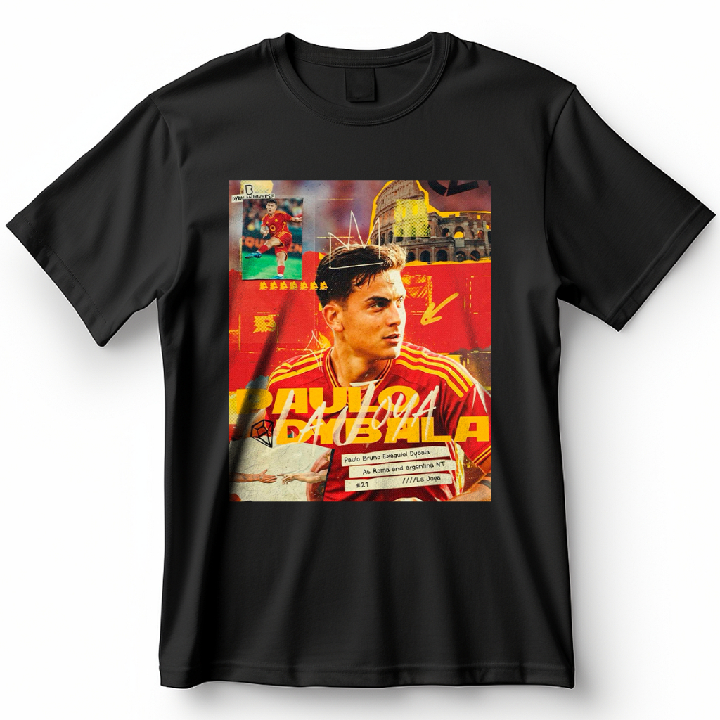 Camiseta Paulo Dybala Blusa Camisa Futebol 100% Algodão