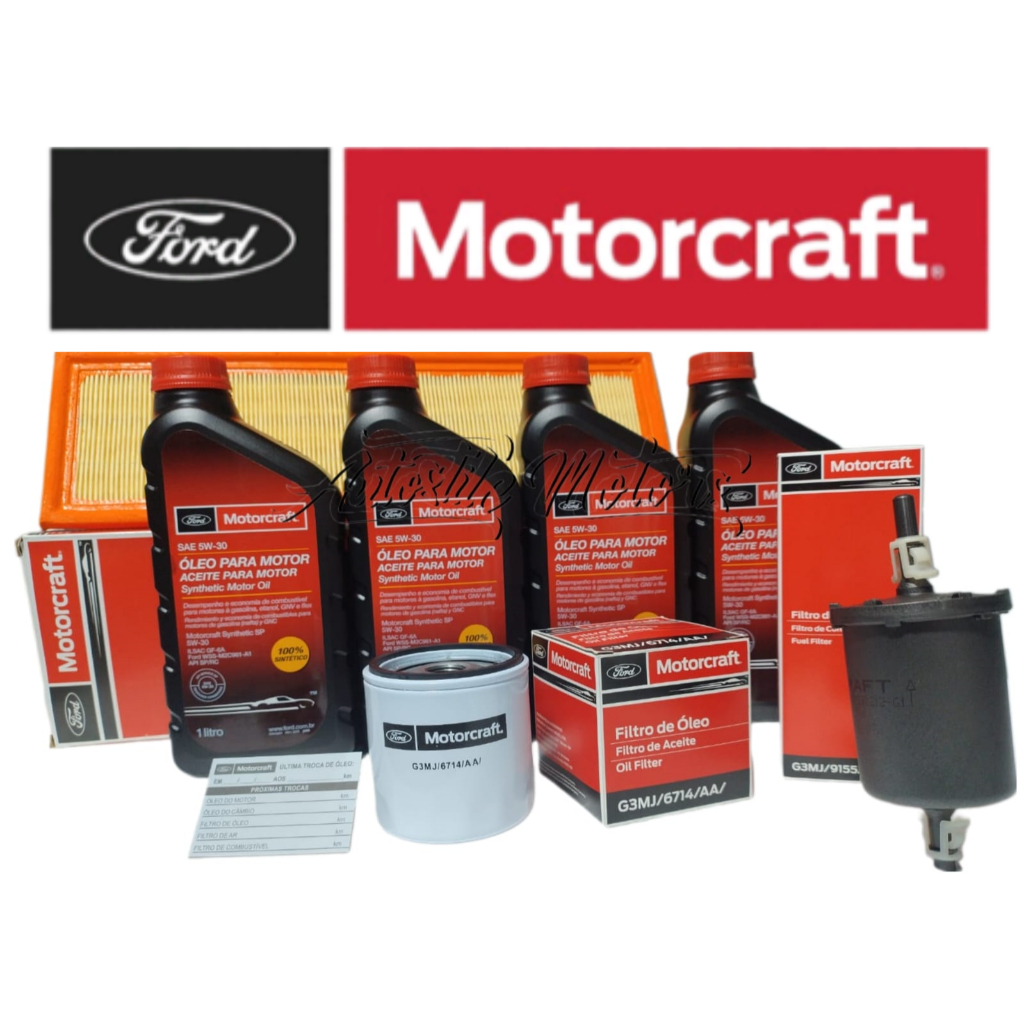 Kit Revisão Original 5w30 Ford Ecosport Fiesta Ka  1.0 1.6 Zetec Rocam em Oferta na Shopee