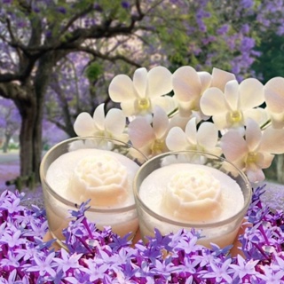 kit 02 velas lavanda calmante presente meditar orar relaxar aromatica perfumada lembrancinha em Oferta na Shopee