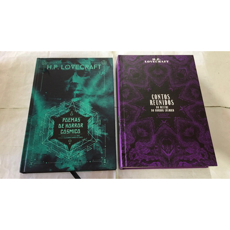 Livro H.P. Lovecraft - Contos Reunidos e Poemas de Horror Cósmico - capa dura