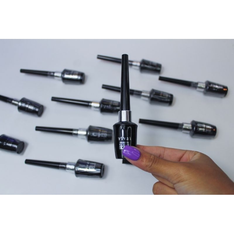 Maquiagem máscara de cilios delineador super black vivai