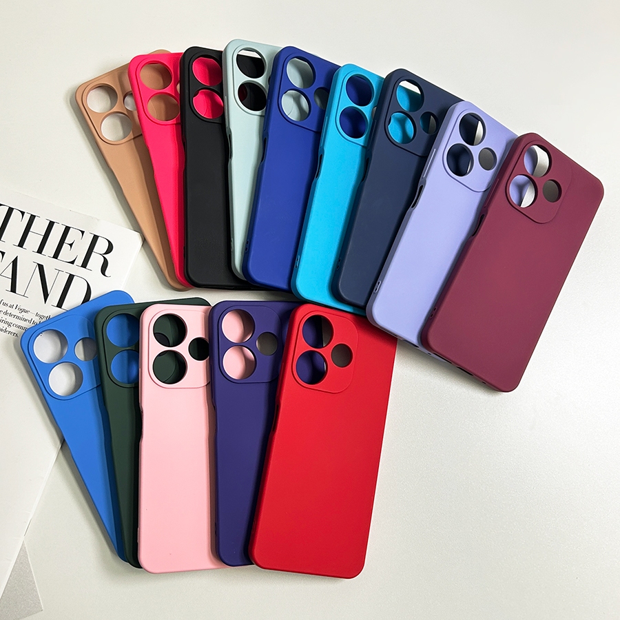 Estojo de silicone com sensação de pele de veludo MOTO E6 Plus E7 Plus E7 Power E14 ONE ONE ACTION ONE FUSION toque sedo