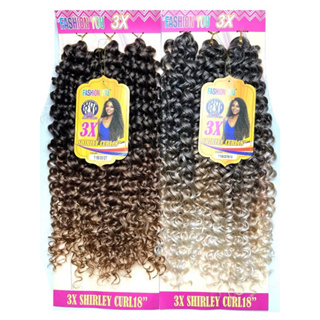 Cabelo Cacheado Crochet SHIRLEY CURL18inch Cabelo 70cm 150g Braid Hair em Oferta na Shopee